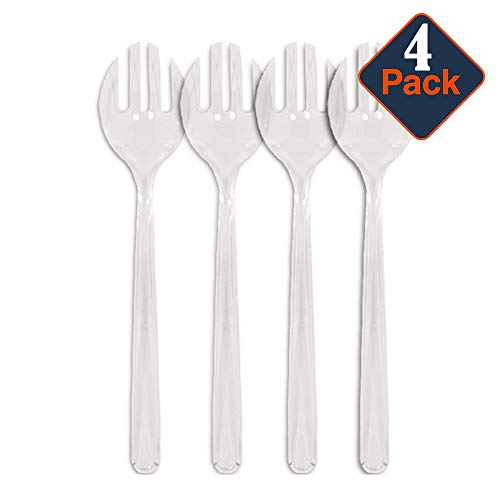 Preisvergleich Produktbild 10in Clear Plastic Serving Forks by Regent