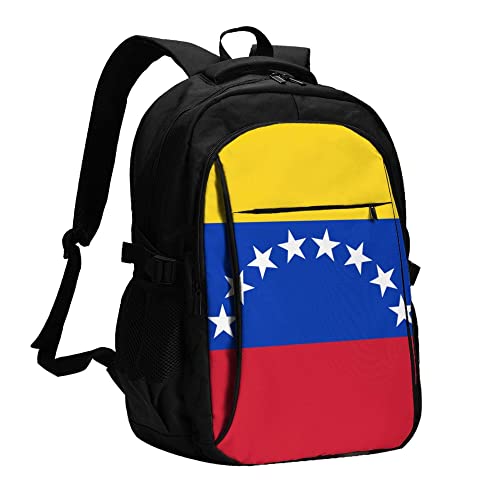Sac à dos ordinateur portable avec port USB motif Hojas Tropicales