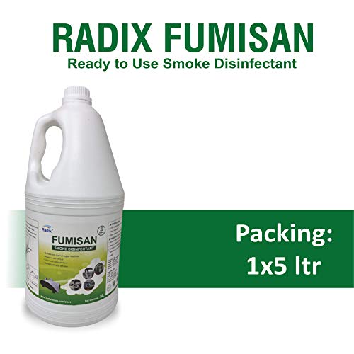 Image of RADIX FUMISAN RedClub Ready To Use Smoke Machine Disinfectant Solution, Use With Thermal Fogger Machine (5 Ltr)