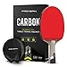 PRO-SPIN Carbon Tischtennisschläger | 7-lagiges Schlägerblatt, Offensiv-Gummi, 2,0-mm-Polster, Hochwertige Schutzhülle | Verbessern Sie Ihr Spiel mit dem Elite Series Carbon Tischtennisschlaeger