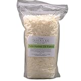 Palm Kernel Oil Flakes 32- oz. / 2LB Soap Making supply's in Stand-up Barrier Pouch All Natural.