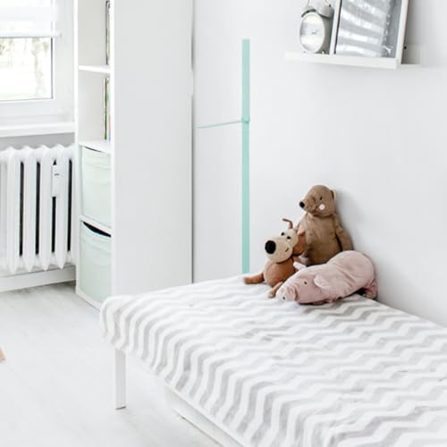 Tabla de crecimiento infantil para pared de habitación de niños medidor de estatura azul 4