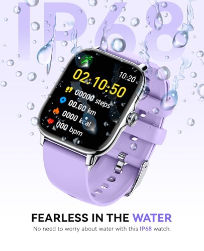 Image of Smart Watch for Women Men- Answer /Make Call, 2025 IP68 Waterproof Fitness Step Sleep Tracker Watch with Monitor Activity Counter Smartwatch for Andriod iPhone iOS Samsung Compatible