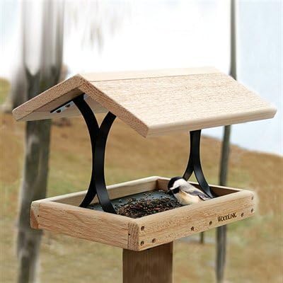 Fancy Feline Cedar Fly-Thru Feeder