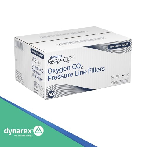 Image of Dynarex 33087 Oxygen CO2 Pressure Line Filter, Pack of 50