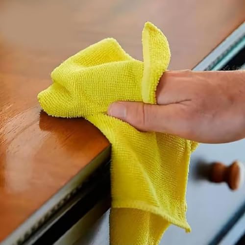 Image of Ultra Soft Microfiber Cleaning Cloths for All Surfaces Pack of 1 (12pcs Each Pack) Eco-Friendly Reusable Dust Cloths, Multi-Color Super Absorbent Bamboo Fiber Rags for Multi use