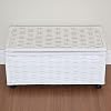 Baú Brinquedo Cesto Roupa Fibra Sintética C/rodinha 60x30x30 Branco 12 417WfkLftCS. SL500 . SS100