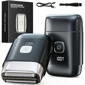 TLMUSE Foil Shaver, 2026 Upgraded Magnetic Electric Razor for Men, Compact Shavers for Men Portable Travel Shaver Electric Shaver, Washable Wet/Dry Mens Shaver, Smart LED Display