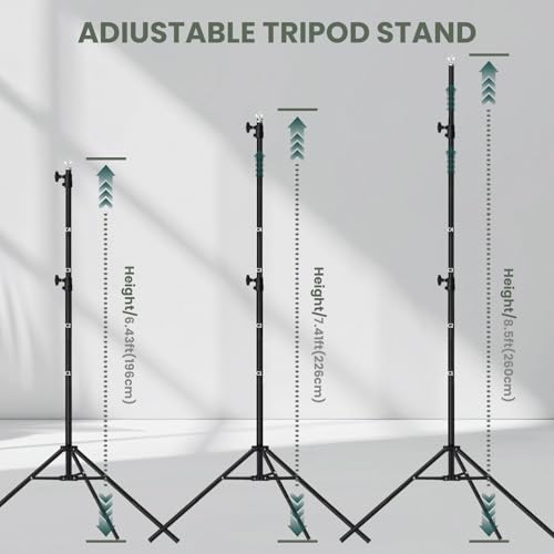 8.5x10 ft Backdrop Stand, Maxztill Adjustable Back Drop Banner Stand, Photography Photo Studio Background Stand Support Kit for Parties Wedding Decoration with Carrying Bag by Maxztill - Image 4