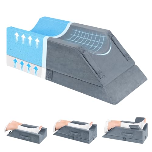 Wellsin Adjustable Leg Elevation Pillow with Handles