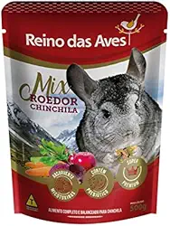 Reino das Aves Ração Para Chichila Gold Mix Premium 500G