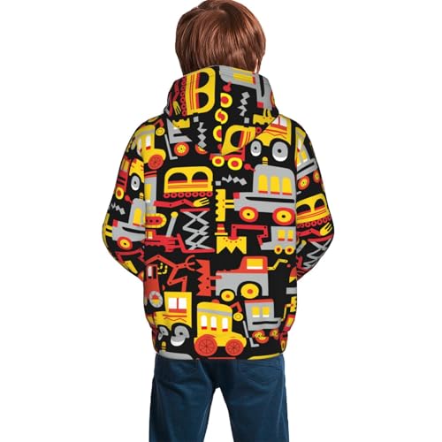 Cars Kid Hoodies Boys Sweatshirts Girls Pullover with Pocket4