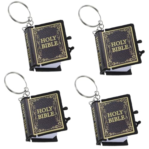 Porte-clés biblique de communion et sainte bible de poche en PVC | Lot de 40