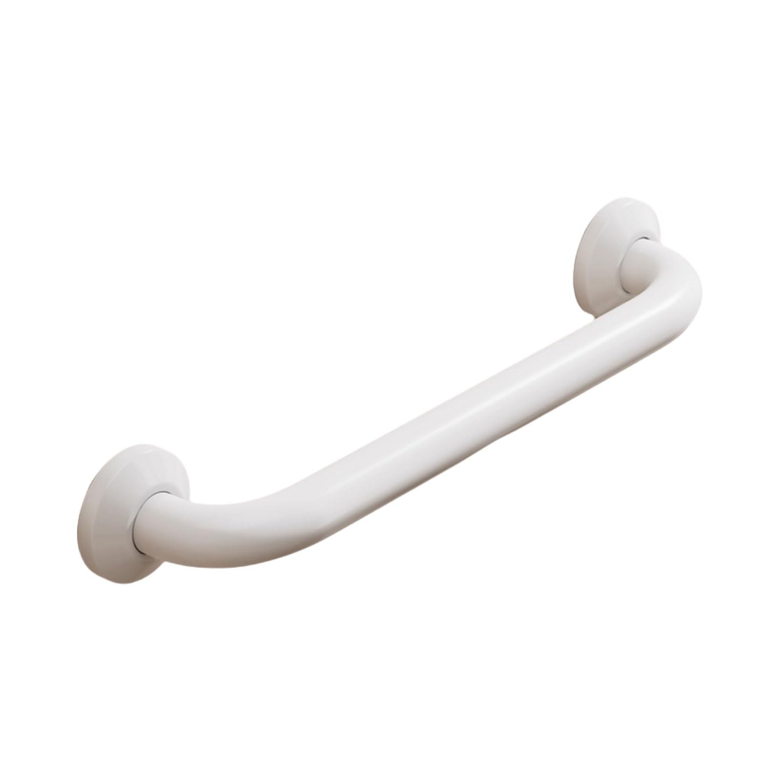 Haltegriffe aus Kunstharz for Badezimmer, barrierefreie Toiletten- und Duschgriffe, Bohrinstallation erforderlich, geeignet for Senioren(Blanc,Medium)