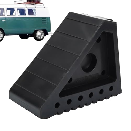 Byuexhp Cuñas de rueda | antideslizante seguro apilable Compacto Tope | Tope de rueda portátil - Para maletero, caja de herramientas, caravanas, remolques, vehículos al aire libre y de motor