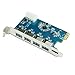 Anker® Uspeed USB 3.0 PCI-E Express Card with 4 USB 3.0 Ports and 5V 4-Pin Power Connector for Desktops [VL805 Chipset]