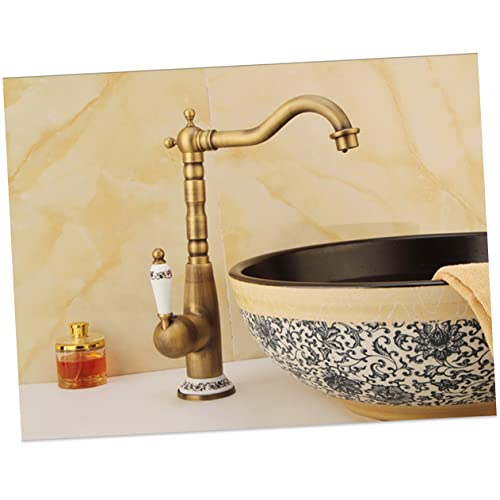 STOBAZA Pia Caddy Torneira Da Cozinha Lavadora Torneira De Água Retro Torneira De Latão Antigo Torne