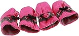 GabeFish Dog Shoes for Hot Pavement, Soft Socks for Small Dogs Cats Booties for Walking Prevent Scratching Pink Size 3
