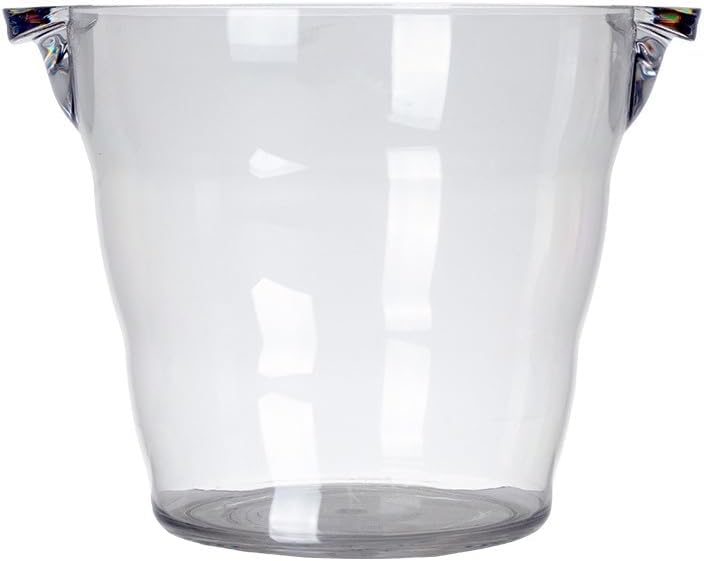 ワインクーラー アイスペール シャンパンクーラー アイスバケット Tufduzo アイスペール氷入れ 食器 持ち手付き アクリル 軽