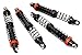 C32099REDBLACK Alloy Machined 120mm Shocks for 1/10 Scale RC Model Car & Truck