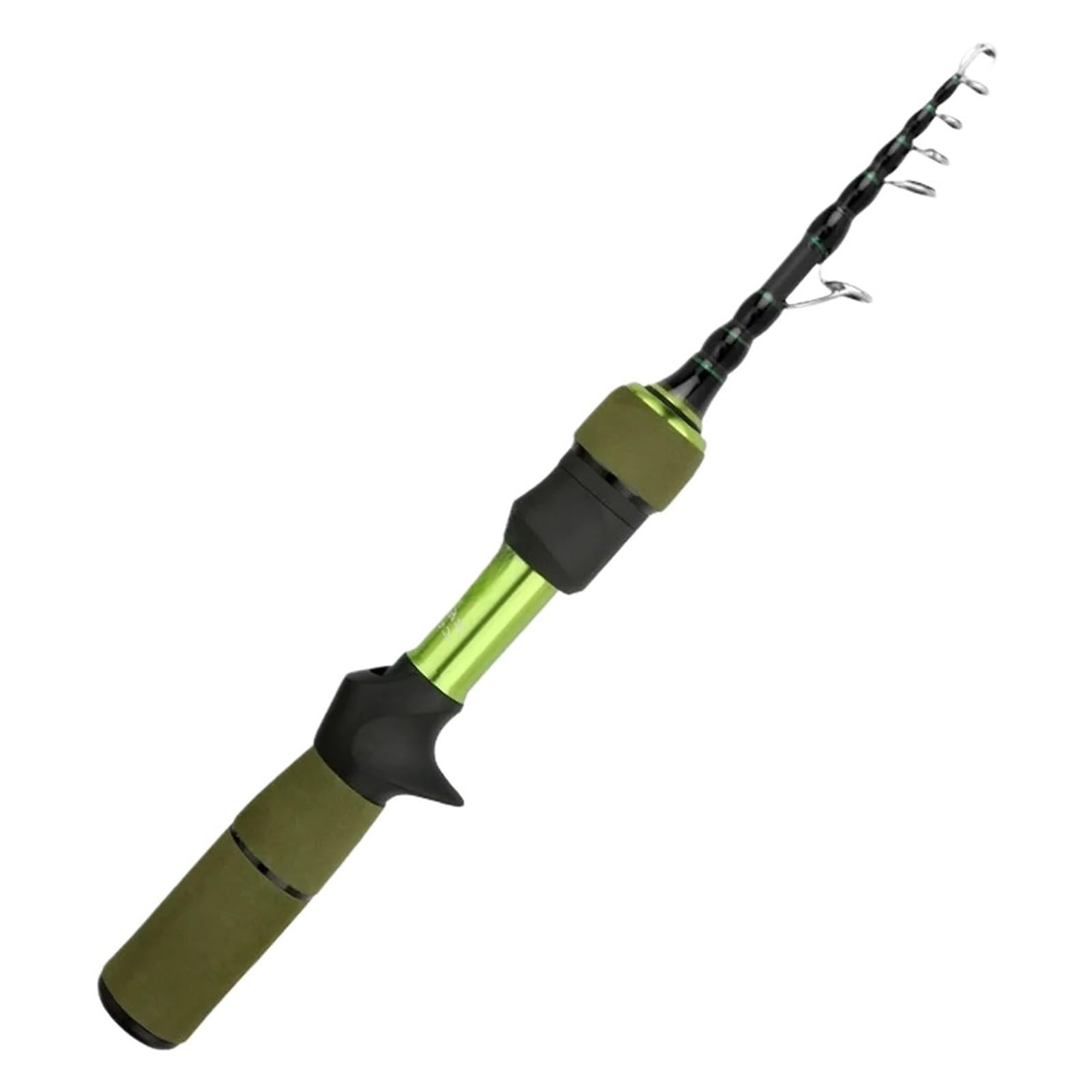 Canna da pesca telescopica in carbonio 1.8M UL Casting con accessori for attrezzatura for canna impugnatura variabile