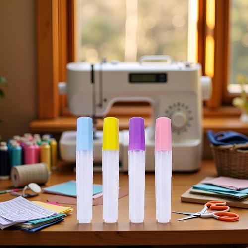 Image of 4Pcs Clear Plastic Embroidery Felting Sewing Container Pin Needle Storage Tubes Bottle Holder Knitting Needle For Case Box Needle Storage Tubes Sewing Storage Craft and Sewing Supplies Storage