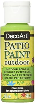 DecoArt Outdoor Acylic Paint, Acrylic, Citrus Green, 59ML