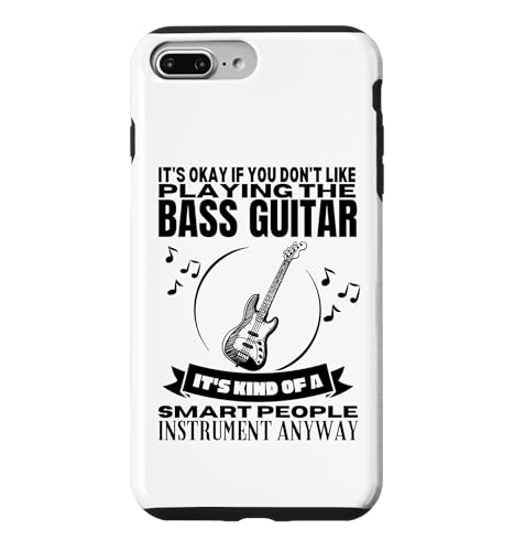 Bass Guitar Is For Smart People Funny Women BassPlayer �X�}�z�P�[�X iPhone 7 Plus/8 Plus �p