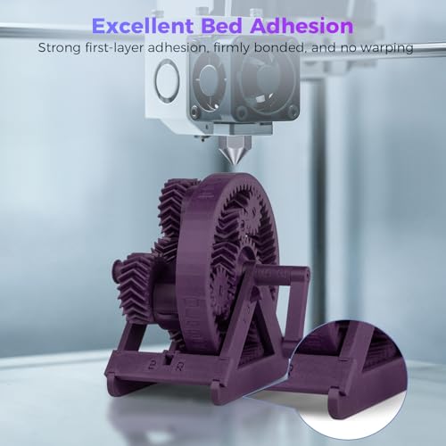 Image of IEMAI Carbon Fiber PETG Filament 1.75mm Matte Purple 1KG, PETG-CF 3D Printer Filament with Dimensional Stability & Low Warpage, High Stiffness, Heat Resistant, Easy Print