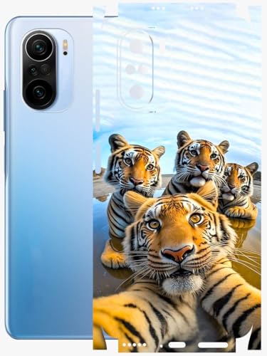 Image of AtOdds - Full Body Back Screen Guard Protector Film - Lamination Wrap Skin Sticker Compatible with XIAOMI Mi 11X PRO | Scratchproof Matte Finish (Selfie)