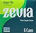 Zevia Zero Calorie Soda, Ginger Ale, 12 Ounce Cans (Pack of 6)