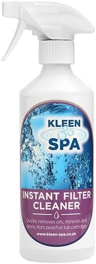 Instant Filter Cleaner (Trigger Spray) for Hot Tubs, Swimming Pools & Filter Treatment