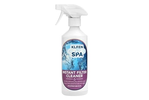 Kleen Spa Instant Filter Cleaner (Trigger Spray) for Hot Tubs, Swimming Pools & Filter Treatment