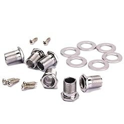 Uticon Lot de 6 mécaniques pour guitare acoustique électrique 6R Argenté - Les Beatles, Paul McCartney, John Lennon, RIngo Starr, George Harrison Uticon Lot de 6 mécaniques pour guitare acoustique électrique 6R Argenté – Image 6