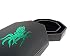 Easy Roller Dice Co. 8 Inch Dice Tray with Lid and Dice Staging Area - Green Cthulhu Design