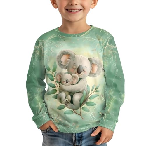 Kids Casual Long Sleeve Tops Crewneck Shirts Boys Breathable Tops Outdoor Wear Girls Fashion Blouses Sweatshirts3