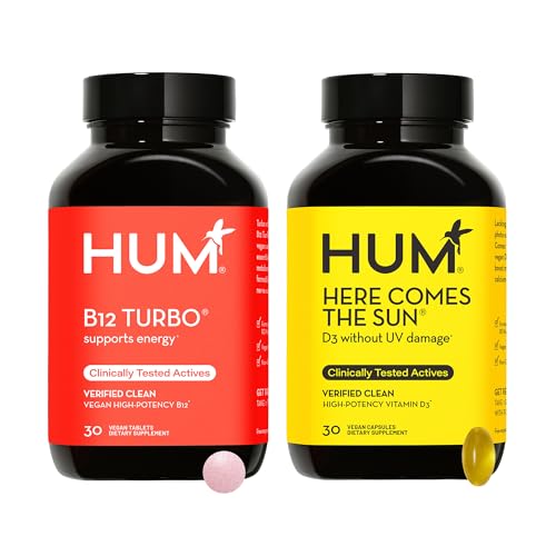 HUM B12 Turbo + Vitamin D3 from Nutriton: Heres Comes the Sun and B12 Turbo: retailer-supplied image