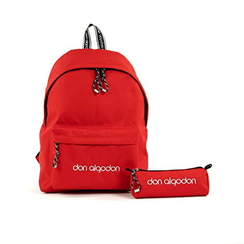 Don Algodón Mochila Mujer Casual Nailon Rojo
