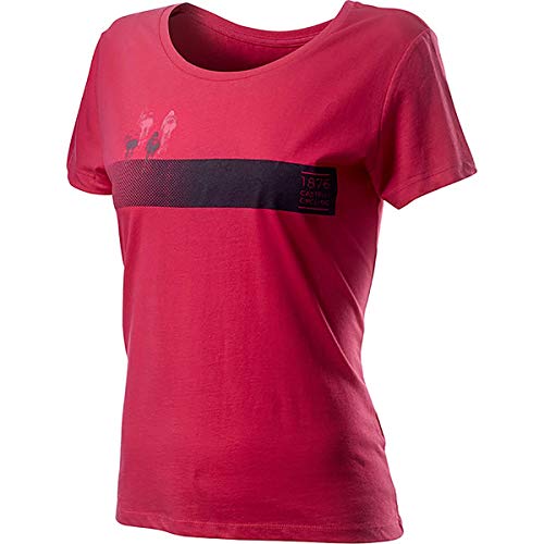 Castelli Logo W Tee, Maglietta Donna, Raspberry, S