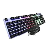 Jedel GK100 RGB Gaming Keyboard & Mouse Set - Image 1