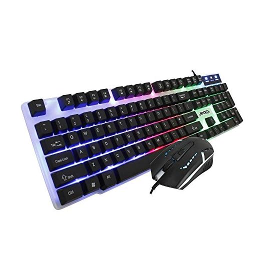 Jedel GK100 RGB speltangentbord och mus set