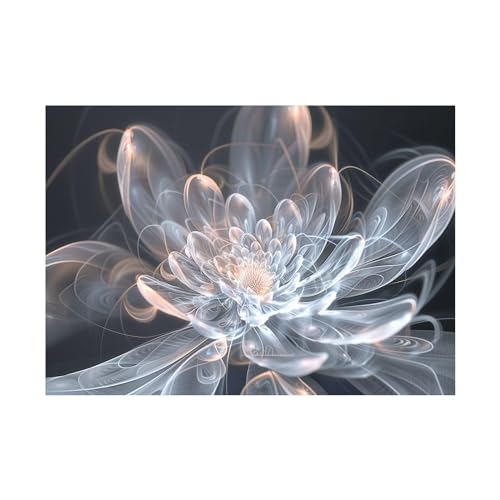 Peinture d'art abstrait de fleurs pour raviver un mur blanc triste sans effort