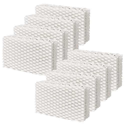 8 Pack Wf813 Eqwf813 Humidifier Filters Compatible with Equate Eqwf813 Eq-2119-Ul Relion RCM-832 RCM-832N ProCare PCCM-832N Cool Mist Humidifier Replacement Filter, White