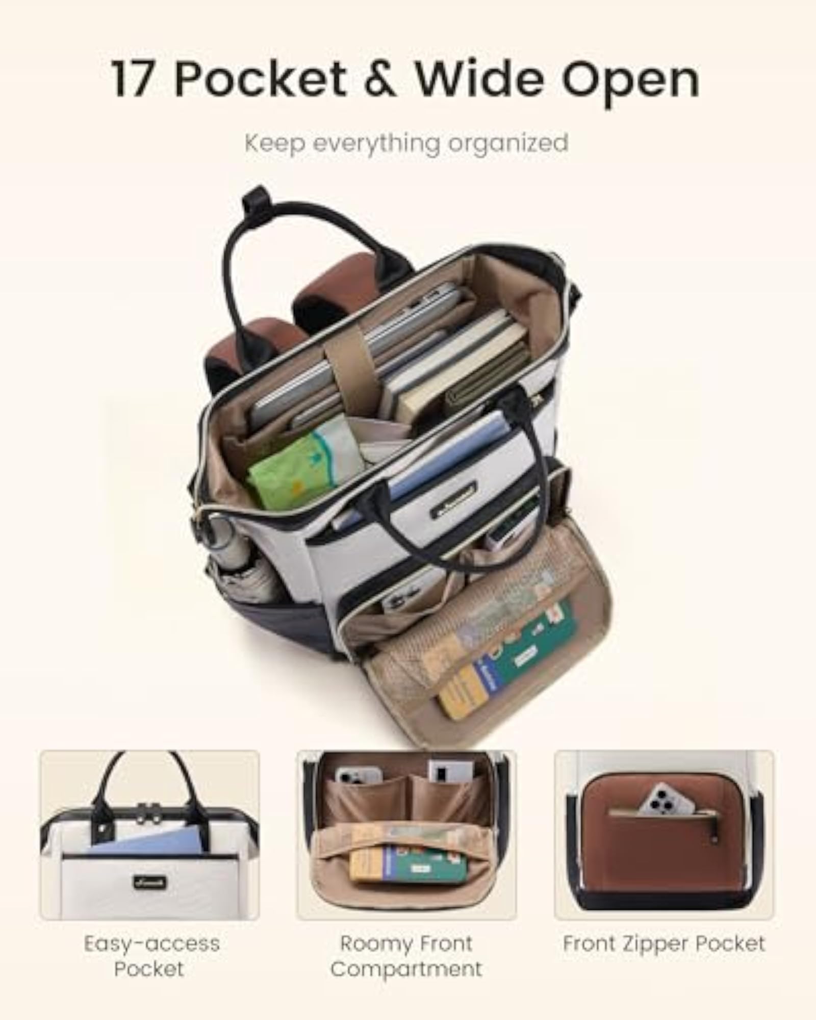 Laptop Backpack for Women, Stylish and Functional
