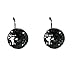 Swarovski Crystal Black Crystal Bella Pierced Earrings