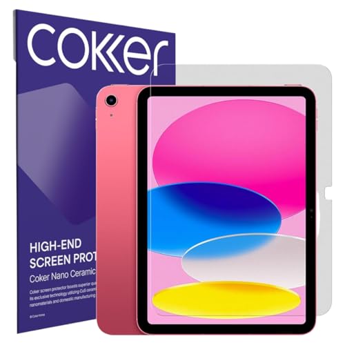 Protector de pantalla COKER 2 Pack para iPad 10.9 pulg