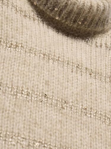 Abel & Lula Sequen Stripes Sweater for Girls Wheat3