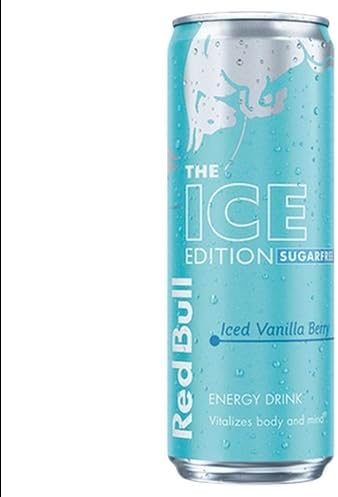 Red Bull Ice Edition Sugarfree Iced Vanilla Berry 250ml 4 Pack (Pack of 6)