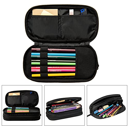 Black Camo Pencil Case with Large Capacity - $9.99 - Image 4