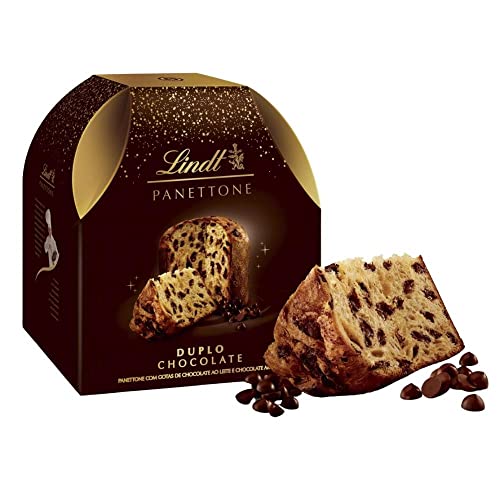 Panetone Lindt, Duplo Chocolate, 400g